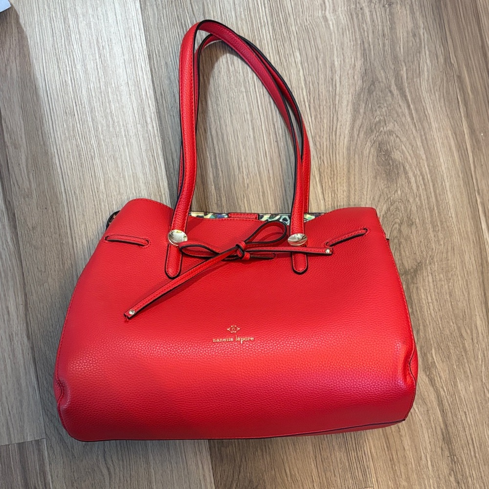 Nanette Lepore Vibrant Red Satchel